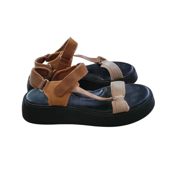 Zara Platform Sandals Size 40 - Picture 2 of 11
